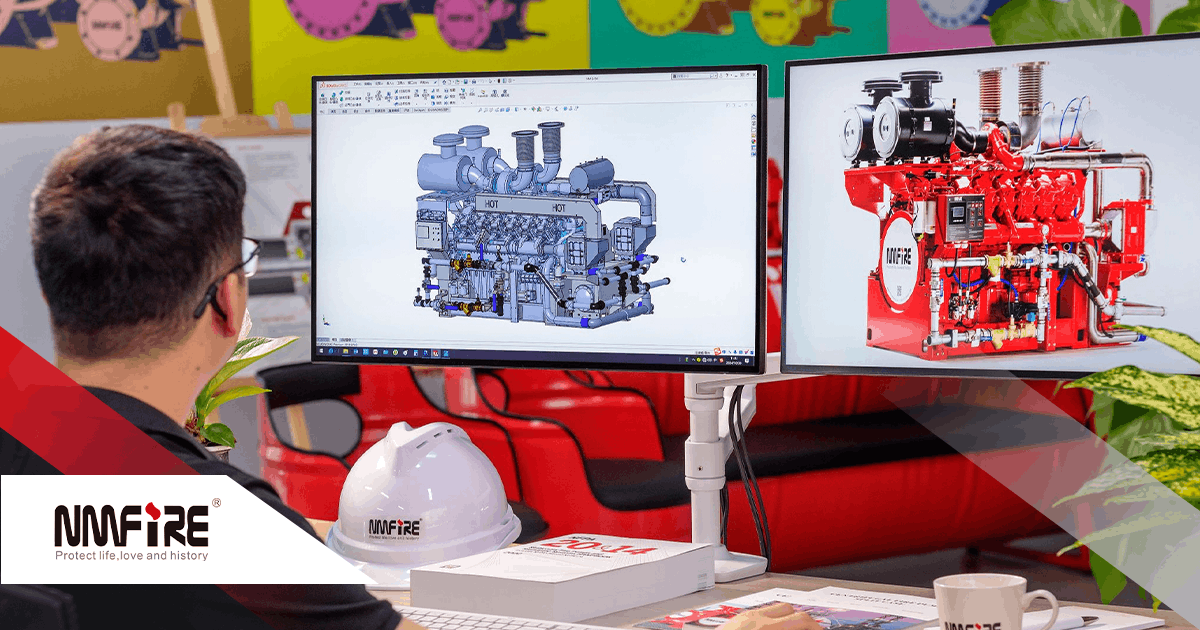 Diseño y comparativa técnica de bombas contra incendio de succión final y carcasa bipartida