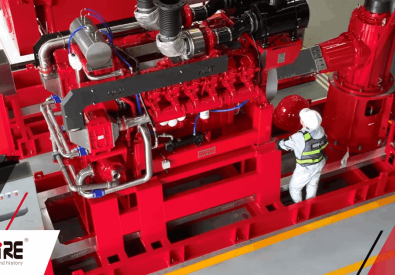 Bombas contra incendios de turbina vertical NMFIRE instaladas para el proyecto del Terminal Portuario de Morebaya en Guinea, África